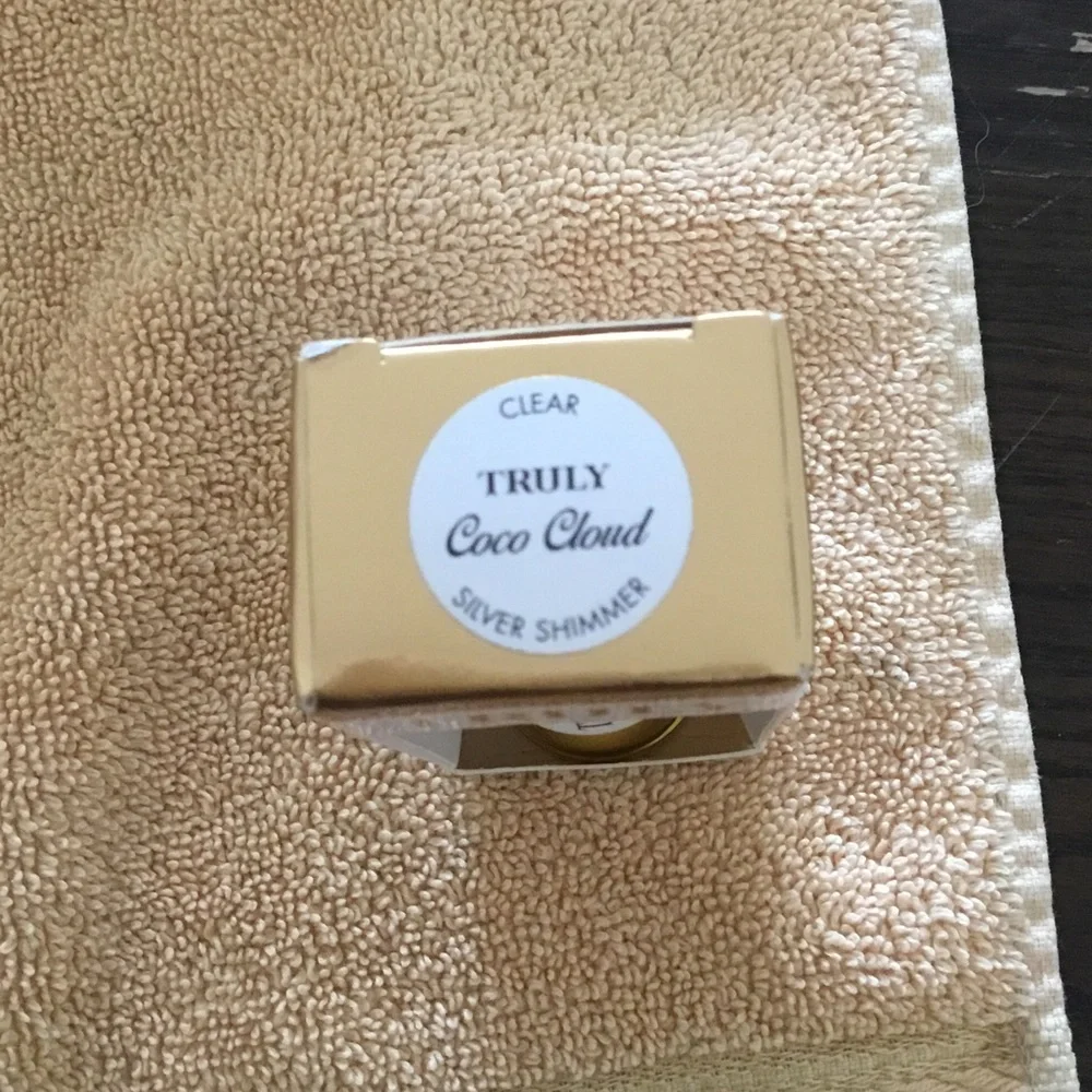 TRULY White and Gold Hydrating Lip Gloss in Branded Packaging